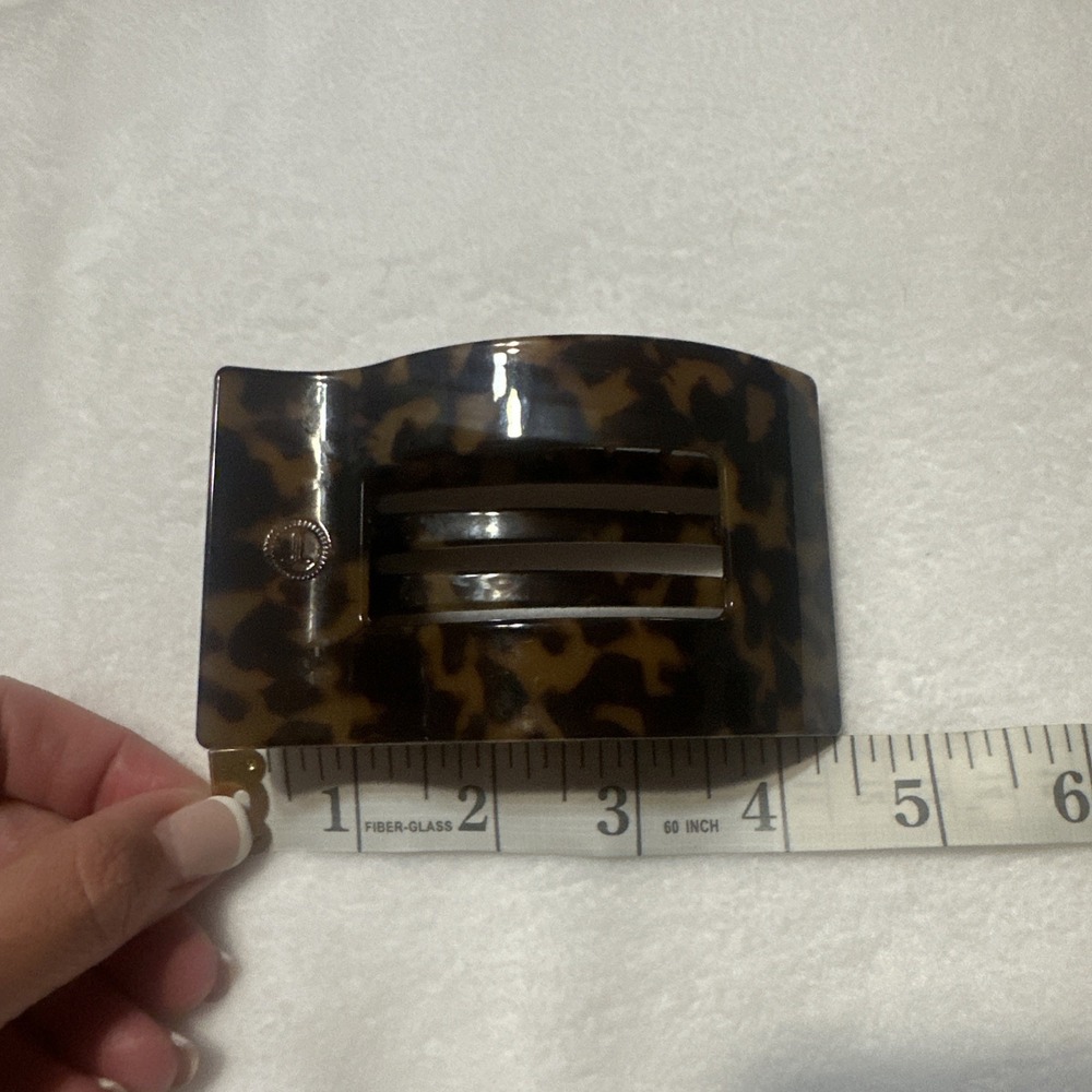 Tortoiseshell Hair Barrette Clip - Brown